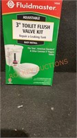 3” Toilet Flush Valve Kit