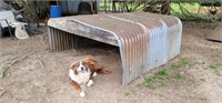 6x7' - 3 Panel Corrugated Hog / Dog Shelter