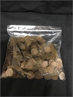 Approximately 250 Wheat Pennies