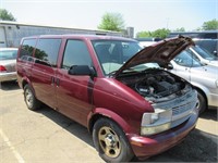04 Chevrolet Astro  Van RD 6 cyl  AWD; Did not