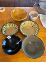 6 Pottery Bowls