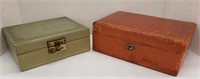 Lot of 2 jewelry boxes