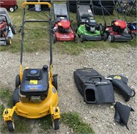 Cub cadet self propelled mower with bagger