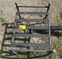 Metal outdoor foot stool