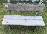 Wood bench 39.5x31"