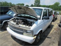 05 Chevrolet Astro  Subn WH 6 cyl  AWD; Did not