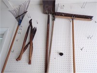 6 - Garden Tools & Broom