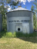 WESTEEL ROSCO 4 RING 14' 1300+/- BUSHEL BIN,