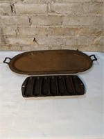 Vintage Cast Iron Corn Bread Cast Iron Pan.