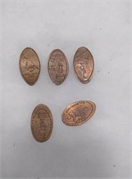Rolled penny tokens