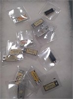 Assorted license plate key chain tags