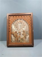 Vintage Wood framed clock