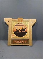 Plastic Falstaff beer sign