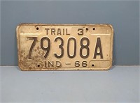 Trail 3 ind-66 obscene plate