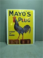 Porcelain mayo's plug sign
