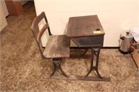 Antique School Desk 24" wide
