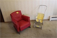 Child's Rocking Chair - Doll Stroller