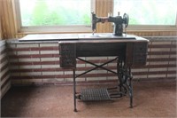 White Treddle Sewing Machine