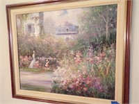 Flower Garden Canvas Painting
