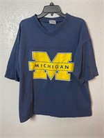 Vintage Michigan Wolverines Jersey Style Shirt