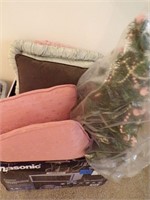 Pillows & Christmas Tree