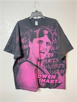 Owen Hart All Over WWF Shirt Modern Bootleg