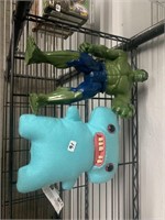 HULK AND FUGGLER STUFFED ANIMAL