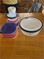 Misc Tupperware and Baskets