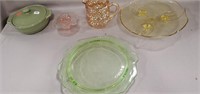 Assortment of Glassware, Longaberger Pottery