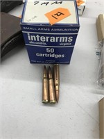 Interarms 7mm Mauser 50 round loose