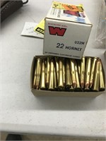 Winchester .22 Hornet 78 rounds in box reloads