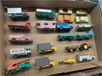 VINTAGE LESNEY AND TOOTSIE TOY DIE CAST VEHICLES