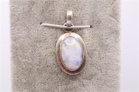 Opal Sterling Silver Pendant