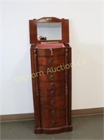 Jewelry Armoire w/ 8 Drawers