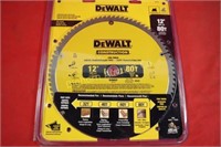 New DeWalt 12" 80 Tooth Saw Blade Fine Finish