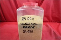 24 Grit Walnut Shell Abrasive 10lbs