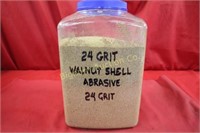 24 Grit Walnut Shell Abrasive 12lbs
