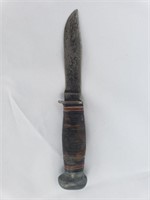 Vintage leather handle knife