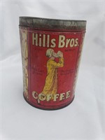 Hills Bros coffee can