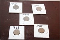 SELECTION OF INDIAN HEAD PENNIES