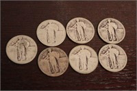 SELECTION OF STANDING LIBERTY QUARTERS