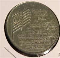 1776-1976 POSSIBILITY THINKER'S CREED COIN