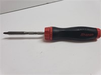 Snap-on ratcheting screwdriver