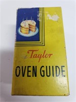 Taylor oven guide No. 5927