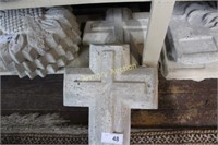 CHOICE OF CONCRETE CROSS DECORATIONS (2)