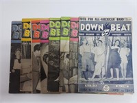 1944 Down Beat magazines