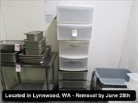 LOT, STORAGE CABINETS IN THIS STACK