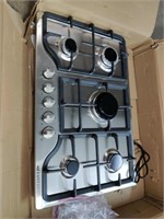 New METAWELL 30inch Stainless Steel 5 Burners