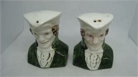 Vintage Porcelain Salt & Pepper Shakers Figures