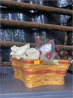 Longaberger basket and accessories